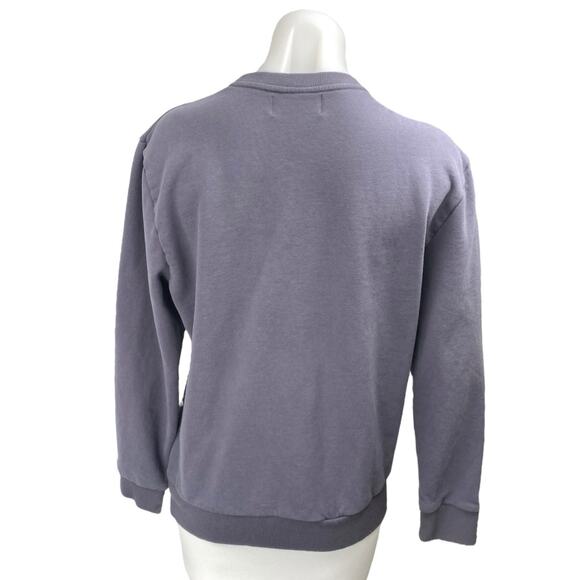Tailored Athlete Women's Purple Blue Long Sleeve Sweatshirt Sweater Top Size M - Picture 2 of 4